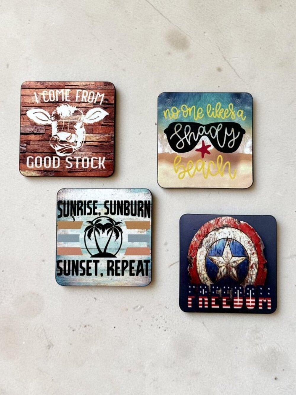 NWT Sassy Magnet Set | Set of 4
